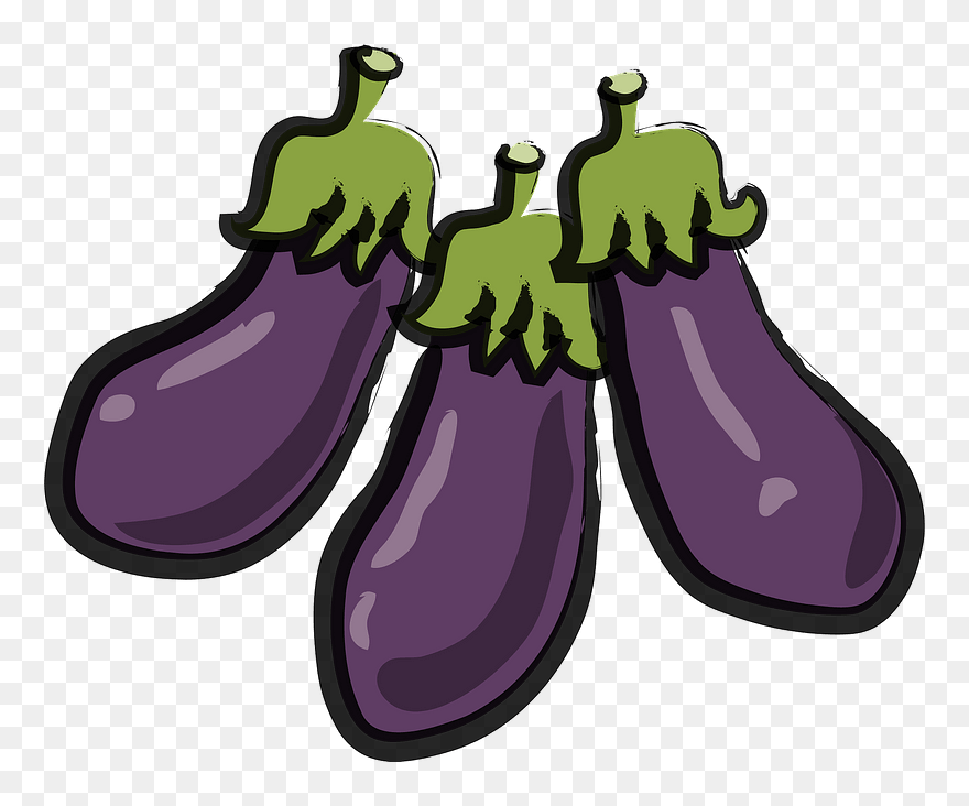 Eggplant Vegetable Food Clipart - Eggplant - Png Download