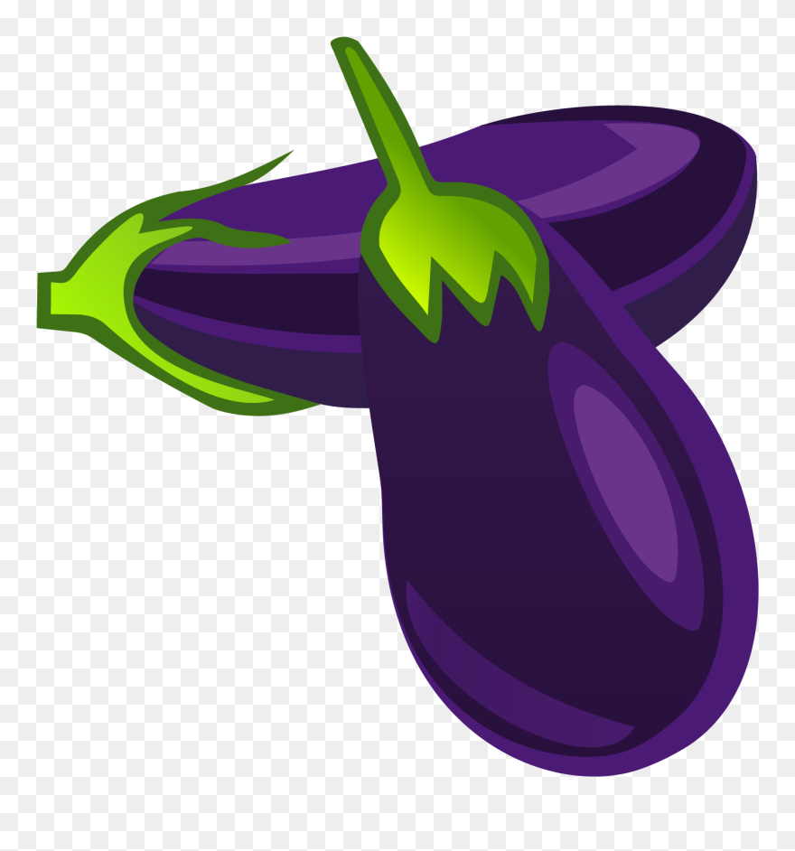 Eggplant Clipart Vector - Eggplant Clipart - Png Download