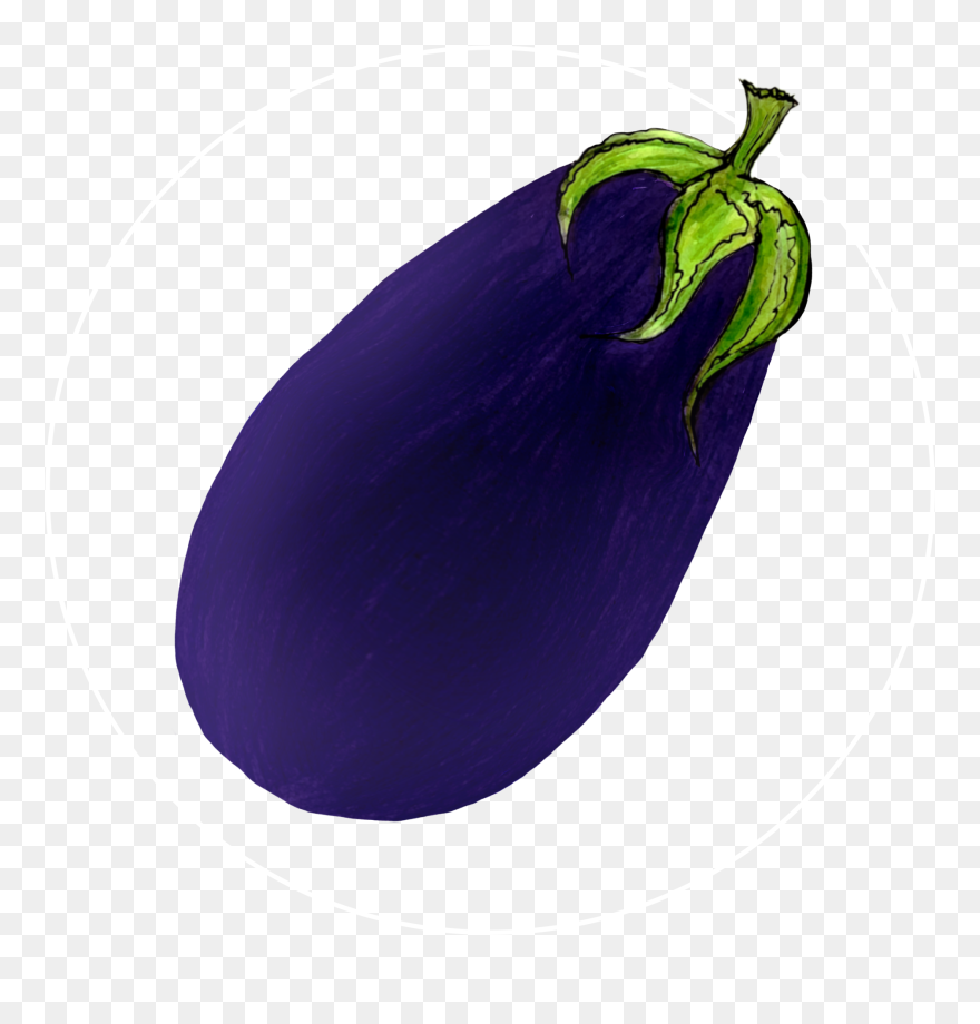 Eggplant Emoji Png - Eggplant Clipart