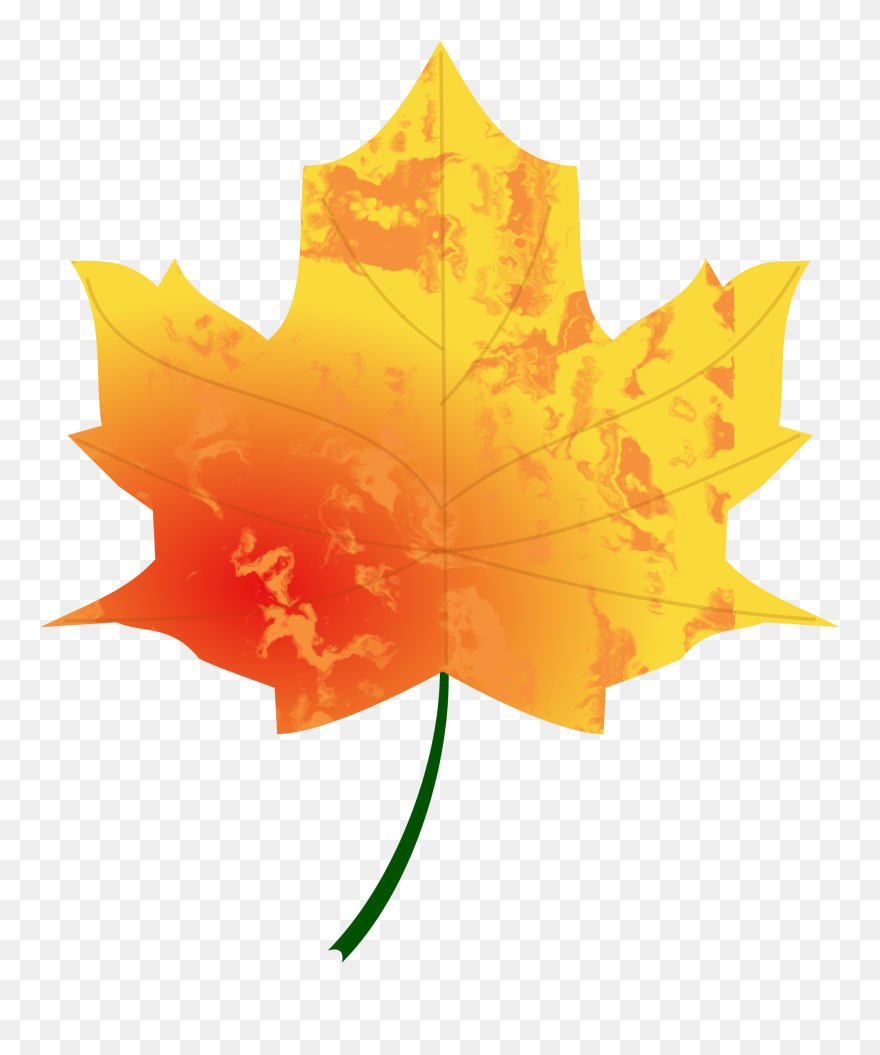 Fall Leaves Clip Art 15, - Leaves Picture For Kids - Png Download