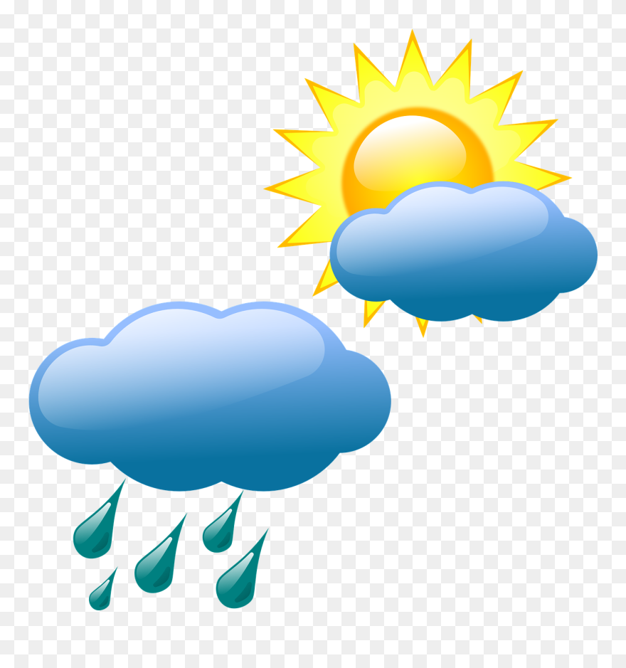 Forecasting Symbol Clip Art - Weather Chart For School - Png Download