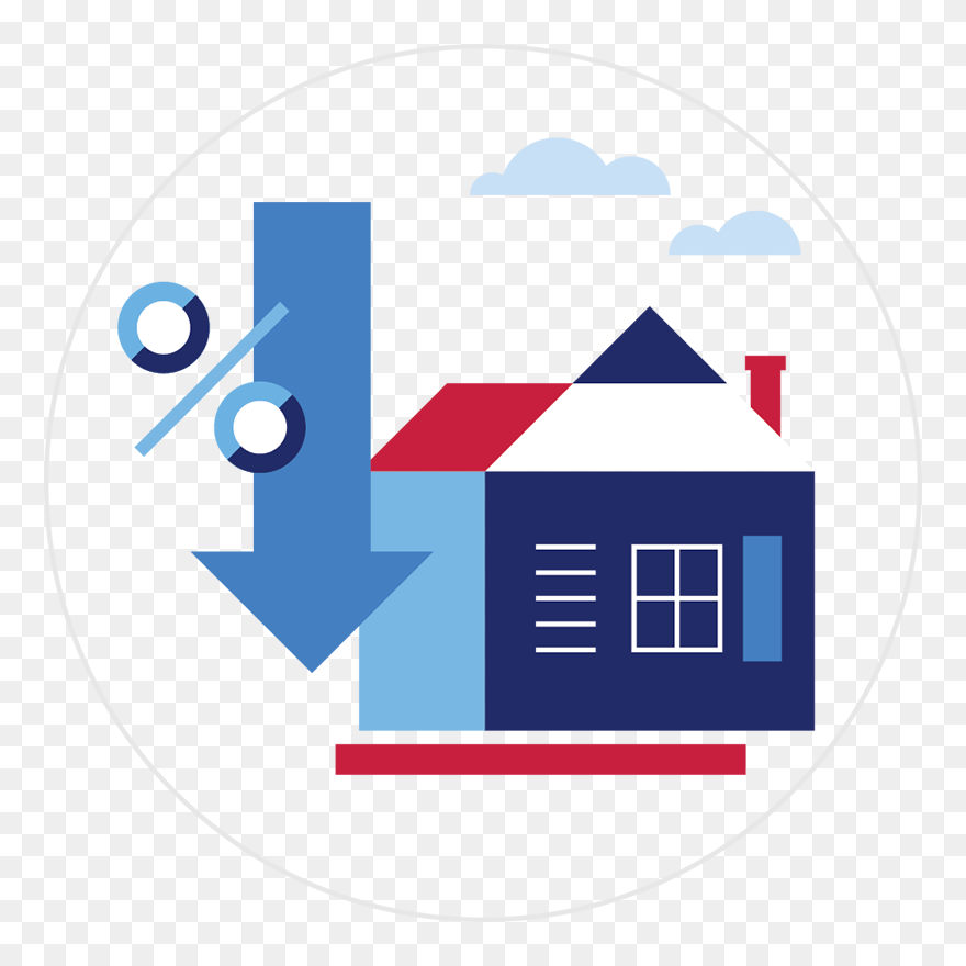 Refinance Home Loan Icon Clipart