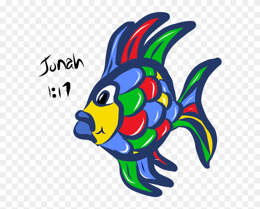Jonah Bible Story Messages Sticker-0 - Coral Reef Fish Clipart