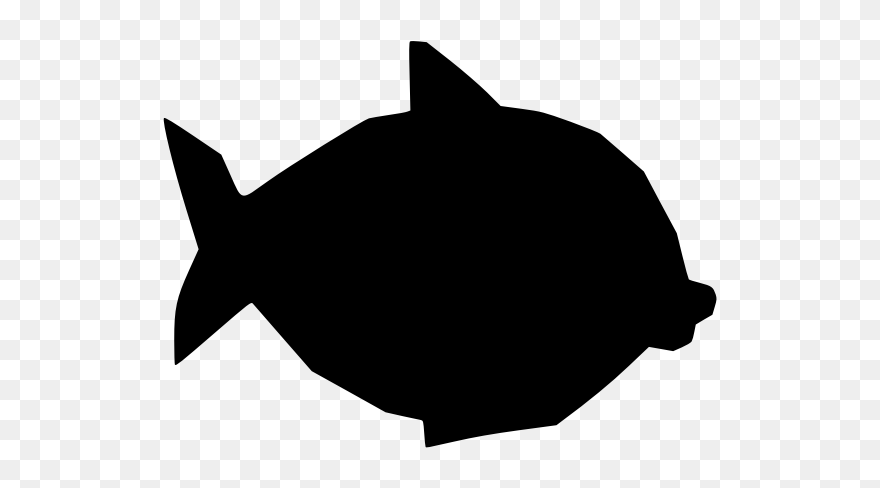 Big Fish Silhouette Clipart
