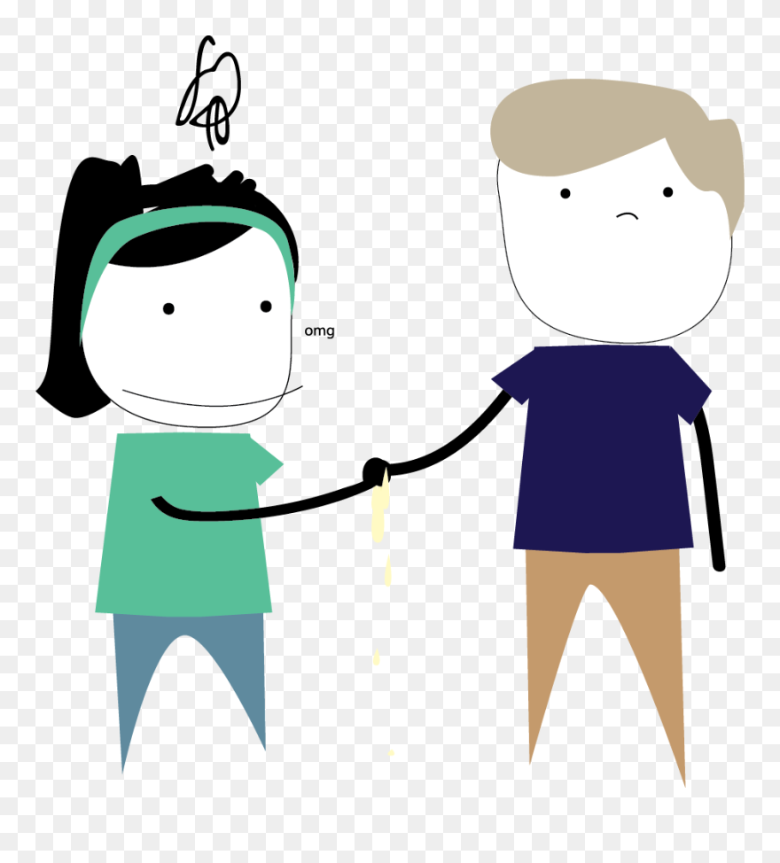 Professional Clipart Handshake - Cartoon - Png Download