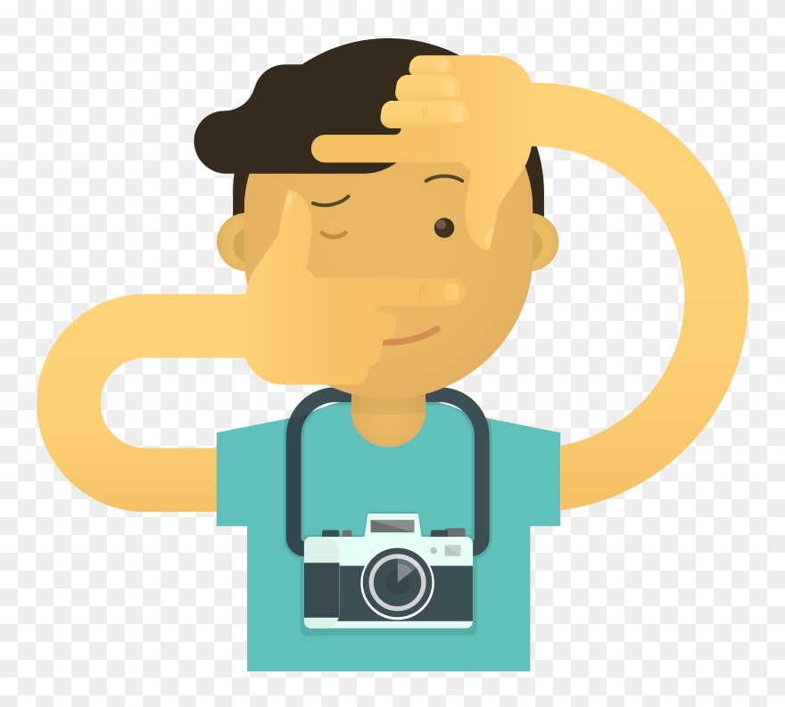 Transparent Photographer Png - Professional Photographer Photographer Cartoon Clipart