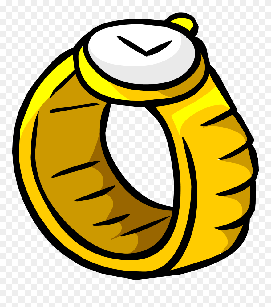 See Clipart Gold Watch - Gold Watch Clipart - Png Download