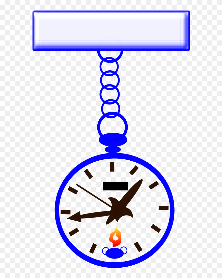 Nurses Fob Watch Nursing Watch Clip Art Png Download (5444579