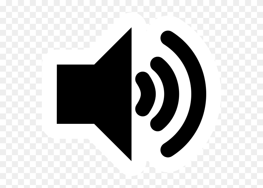 Download Hd High Contrast Audio Volume High - Audio Clip Art - Png Download
