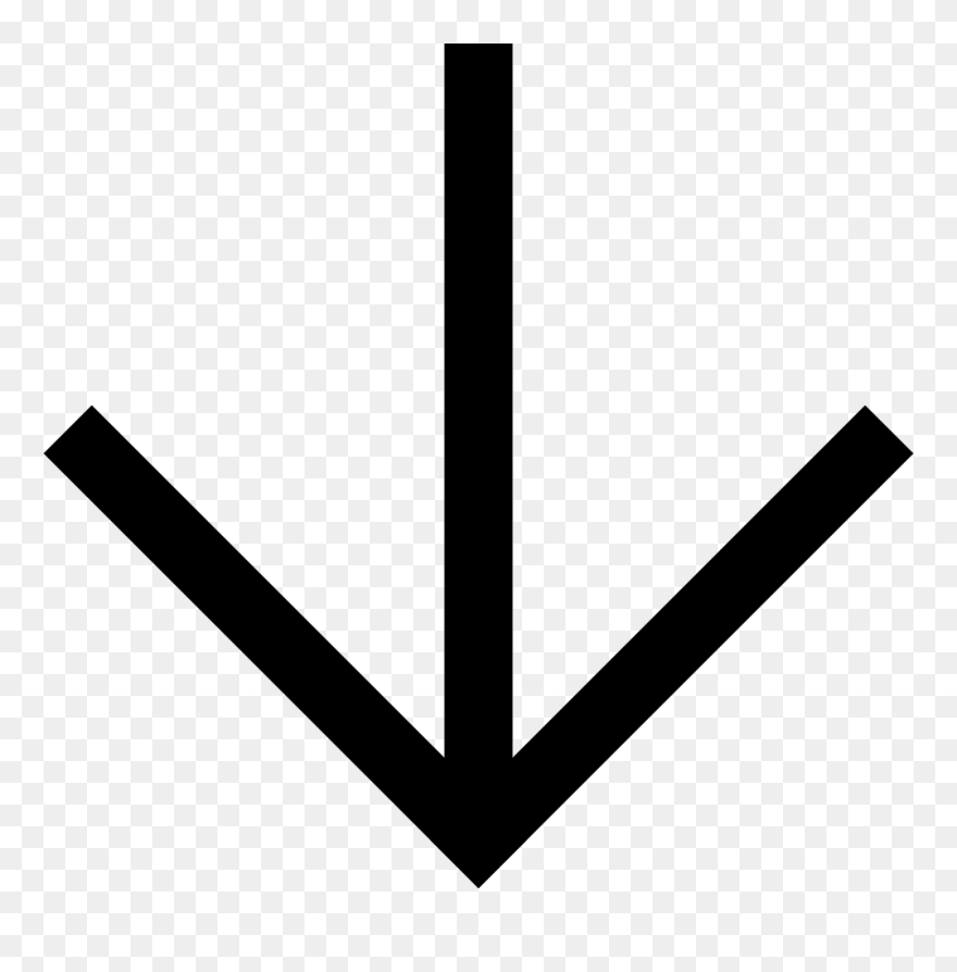 Normal Ordination - Fleche Vers Le Bas Png Clipart