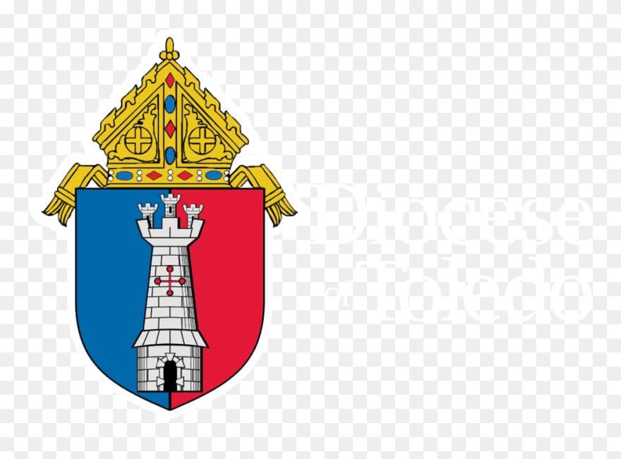 Diocese Logo Reverse Color - Diocese Of Toledo Clipart