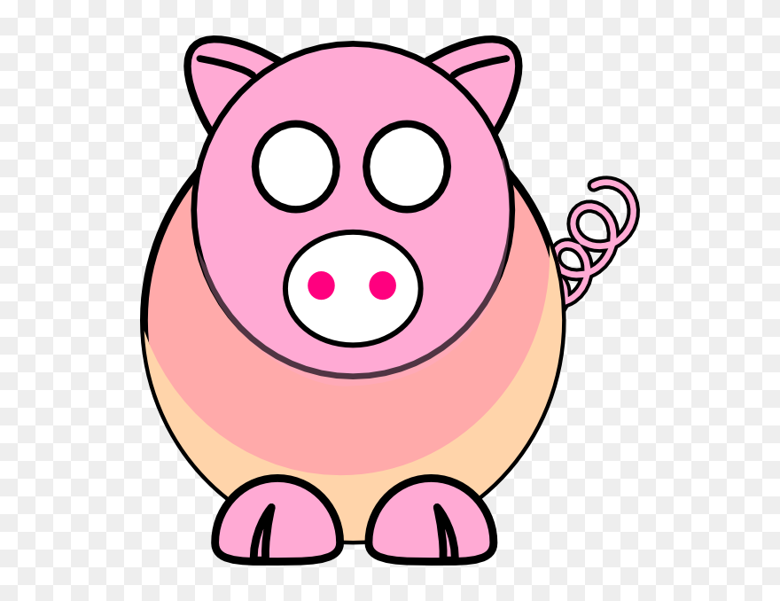 Pig 14 Clip Art - Preschool Simple Colouring Pages - Png Download
