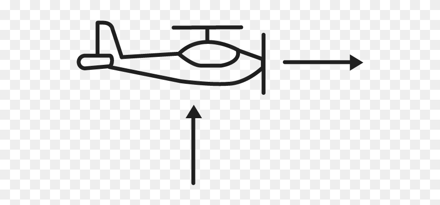 Diagram Of A Powered Lift Remotely Piloted Aircraft - Helicopter Rotor Clipart