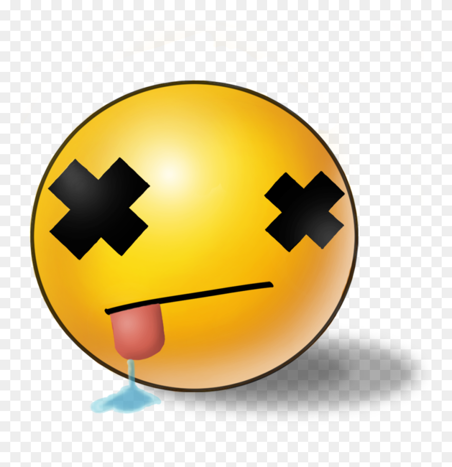 Dead Clipart Emoji - Dead Emoji - Png Download