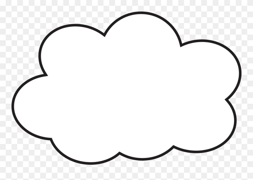 Cartoon Cloud Shape Png Clipart