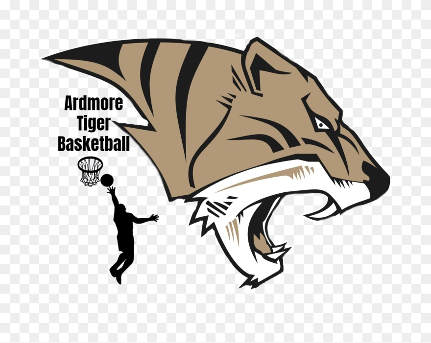 Ahs Tiger Basketball Logo - Ardmore High School Clipart