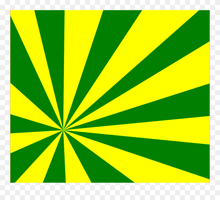 Green And Yellow Starburst Background Clipart