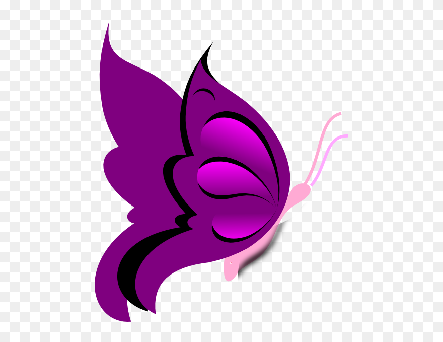 Kupu Kupu Gambar Animasi Clipart