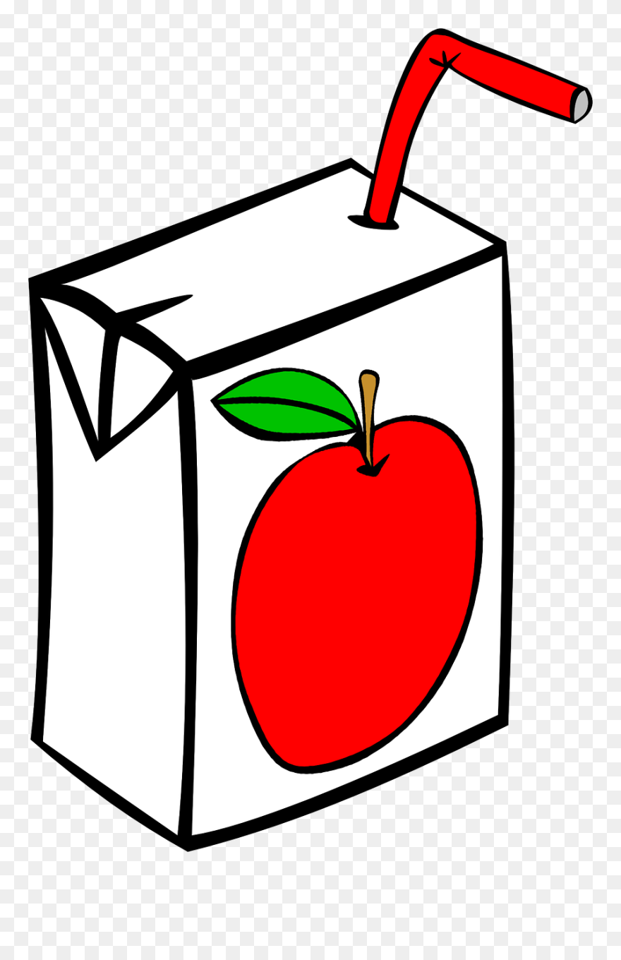 Juice Clipart Juice Box, Juice Juice Box Transparent - Apple Juice Clipart - Png Download