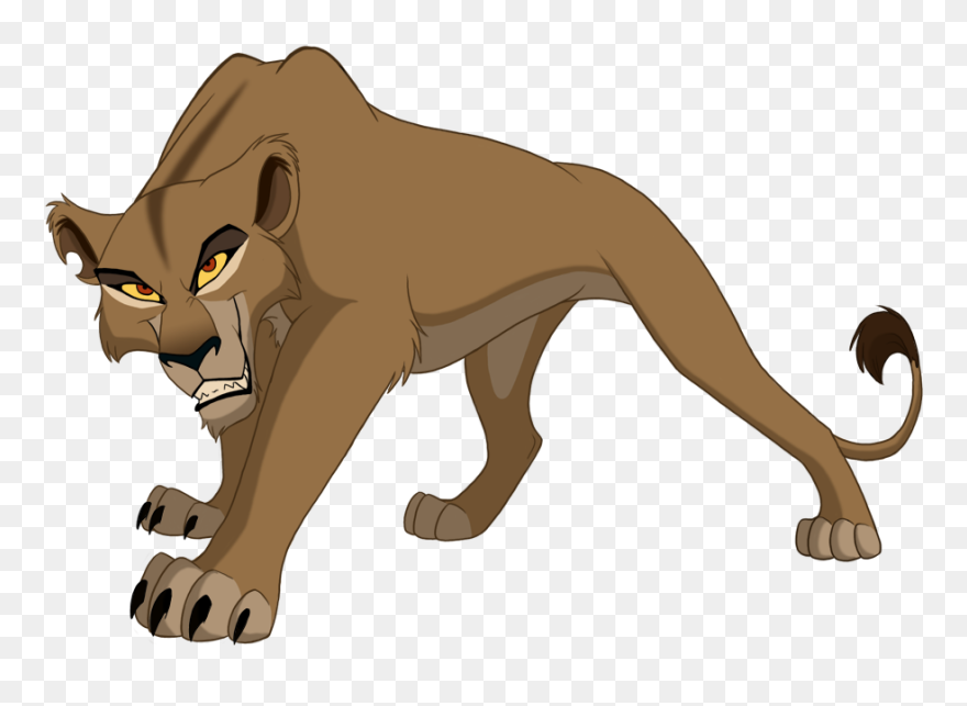 Transparent Simba Png - Zira El Rey Leon Clipart