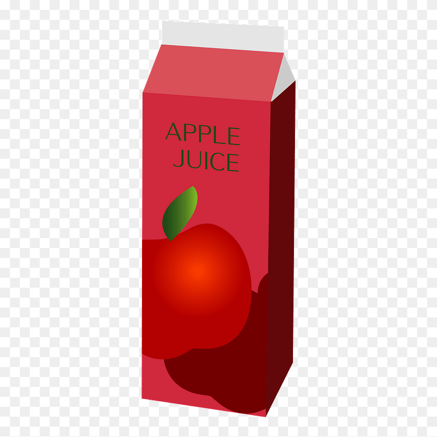 Apple Juice Drink Clipart - Graphic Design - Png Download