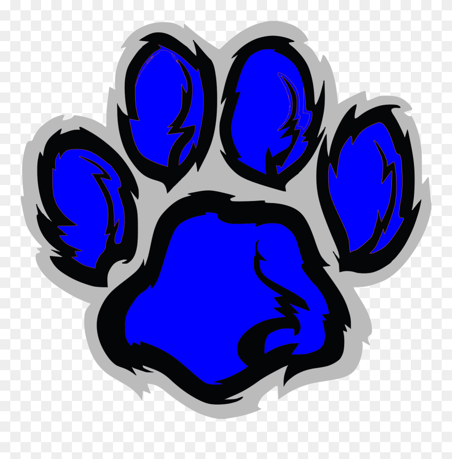 Transparent Tiger Paw Print Clipart