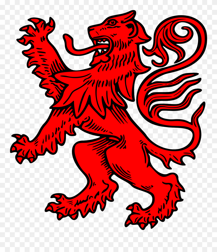 Transparent Scottish Lion Clipart