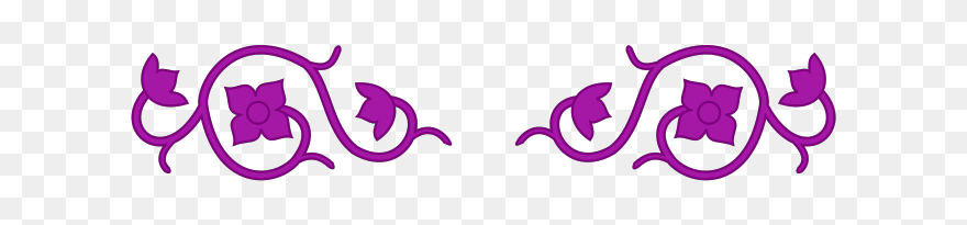 Purple Flower Svg Clip Arts - Illustration - Png Download
