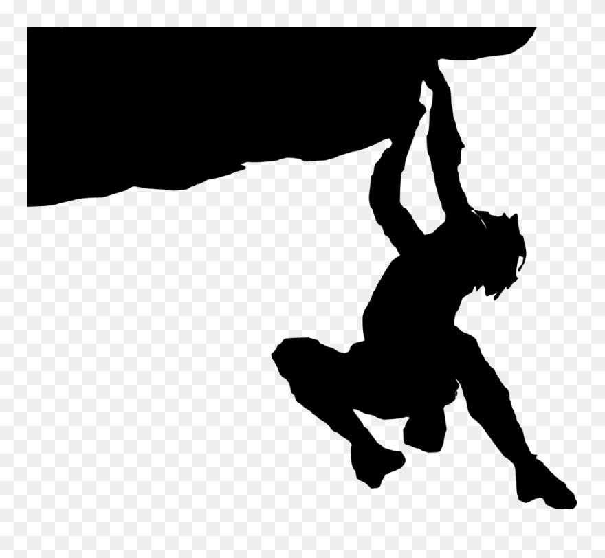 Climbing Stock Photography Clip Art - Silhouette - Png Download