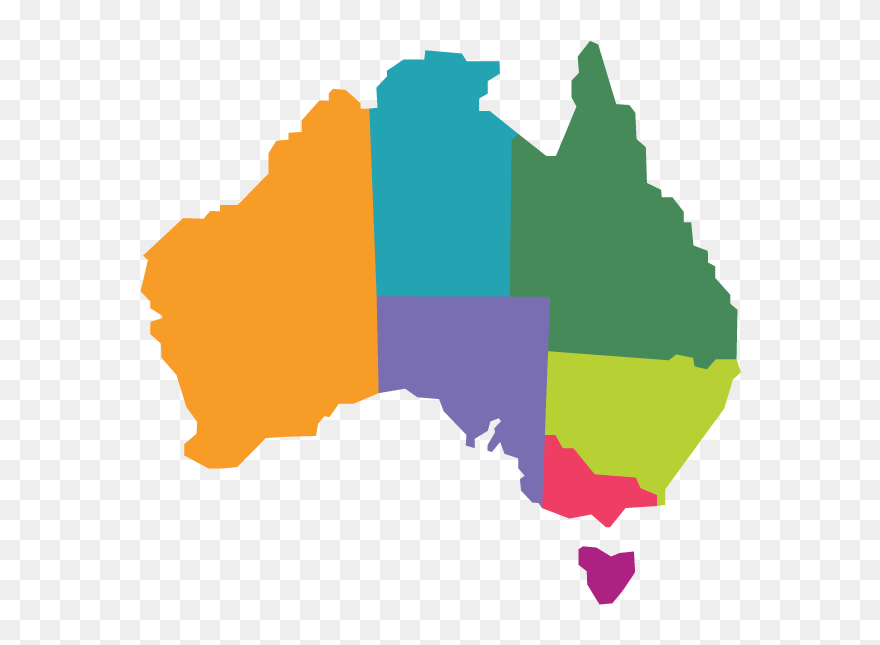 Transparent Indoor Rock Climbing Clipart - 6 Territories Of Australia - Png Download