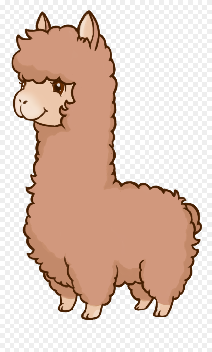 Llama Clipart Baby Llama - Alpaca Clipart - Png Download