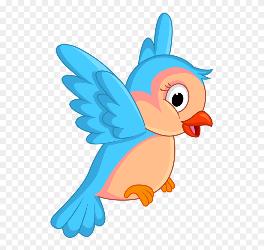 Птички Мультяшные - Cartoon Bird Clipart - Png Download