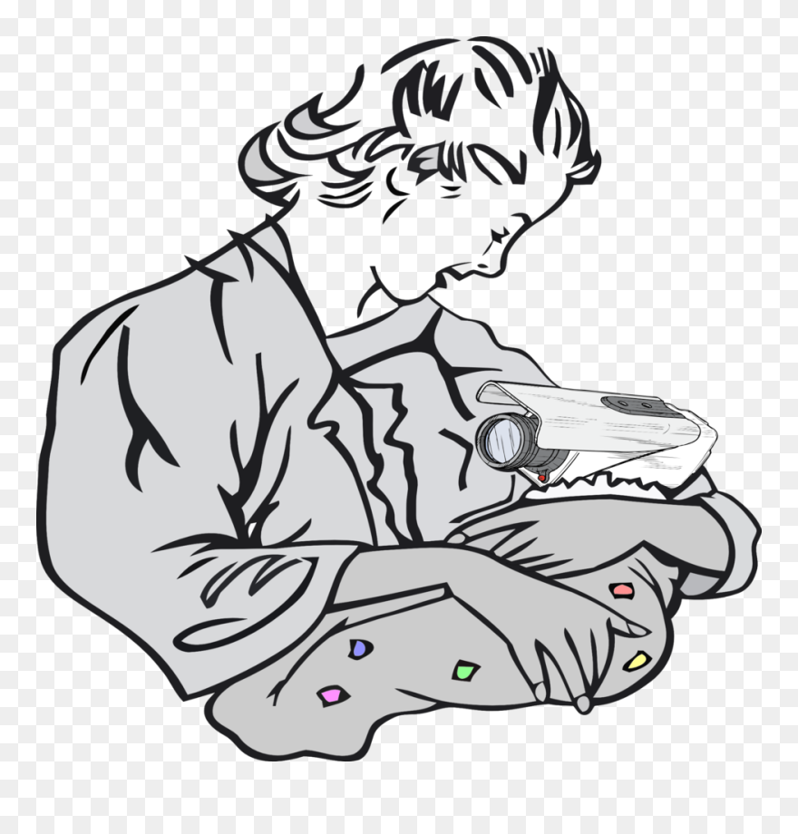 Mother Carrying Her Baby Drawing Clipart