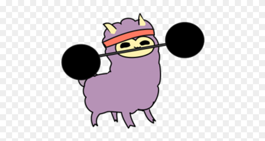 Purple Llama Cliparts - Cartoon Purple Llama - Png Download