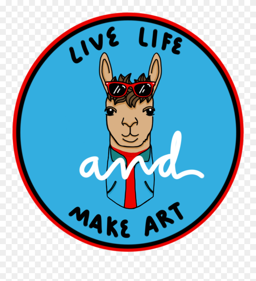 Cool Merton Llama Clipart