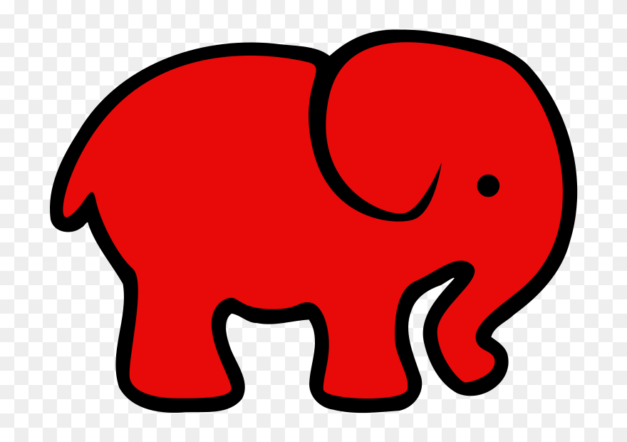 Pink Elephant Clip Art - Png Download