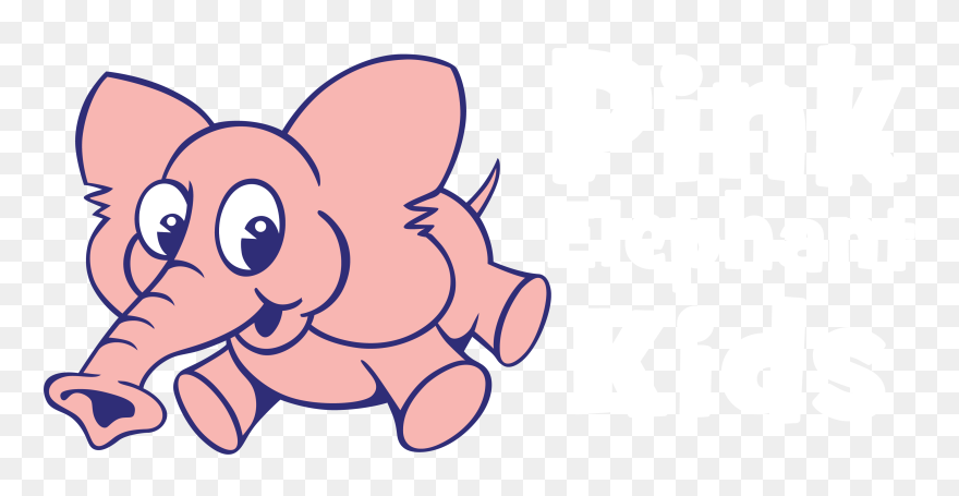 Pink Elephant Kids Parties - Cartoon Clipart