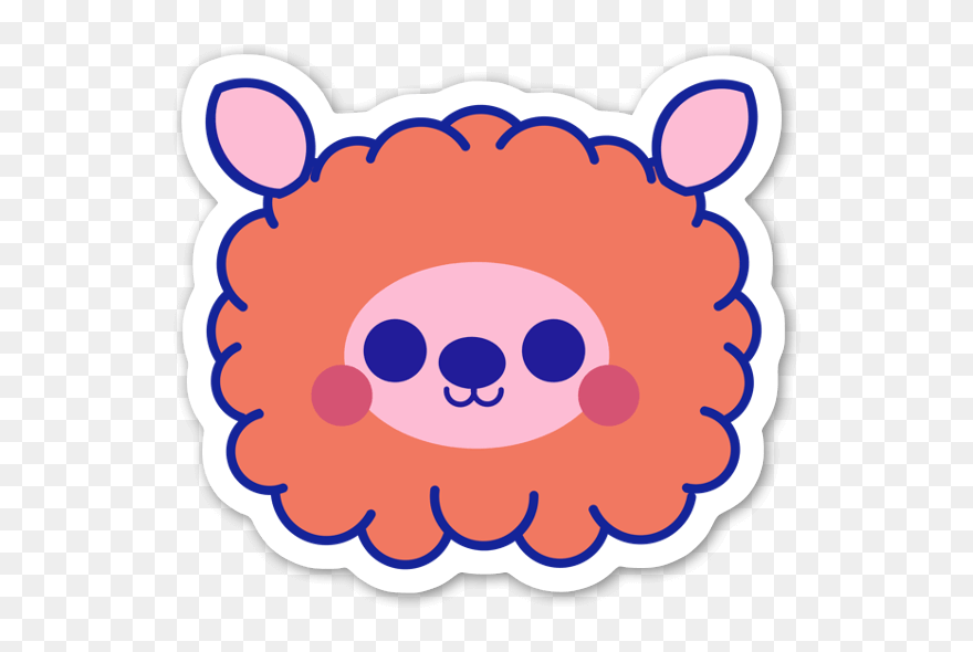 Llama Sticker Clipart