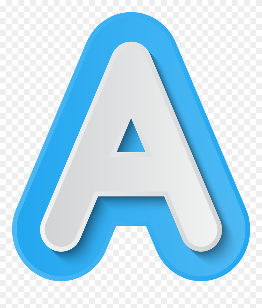 A Letter Sticker Clipart