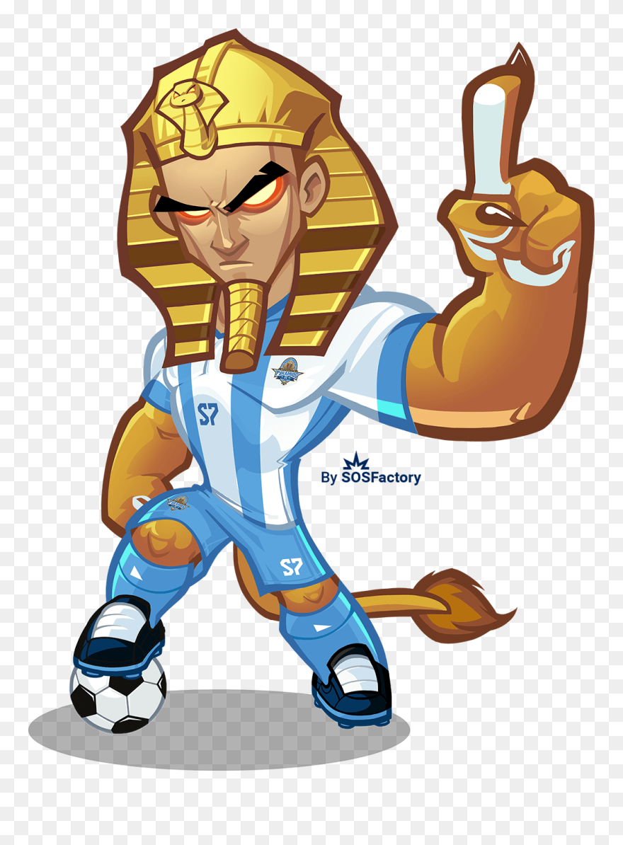Pyramids Fc Mascot Design - Pyramids Fc Logos Clipart