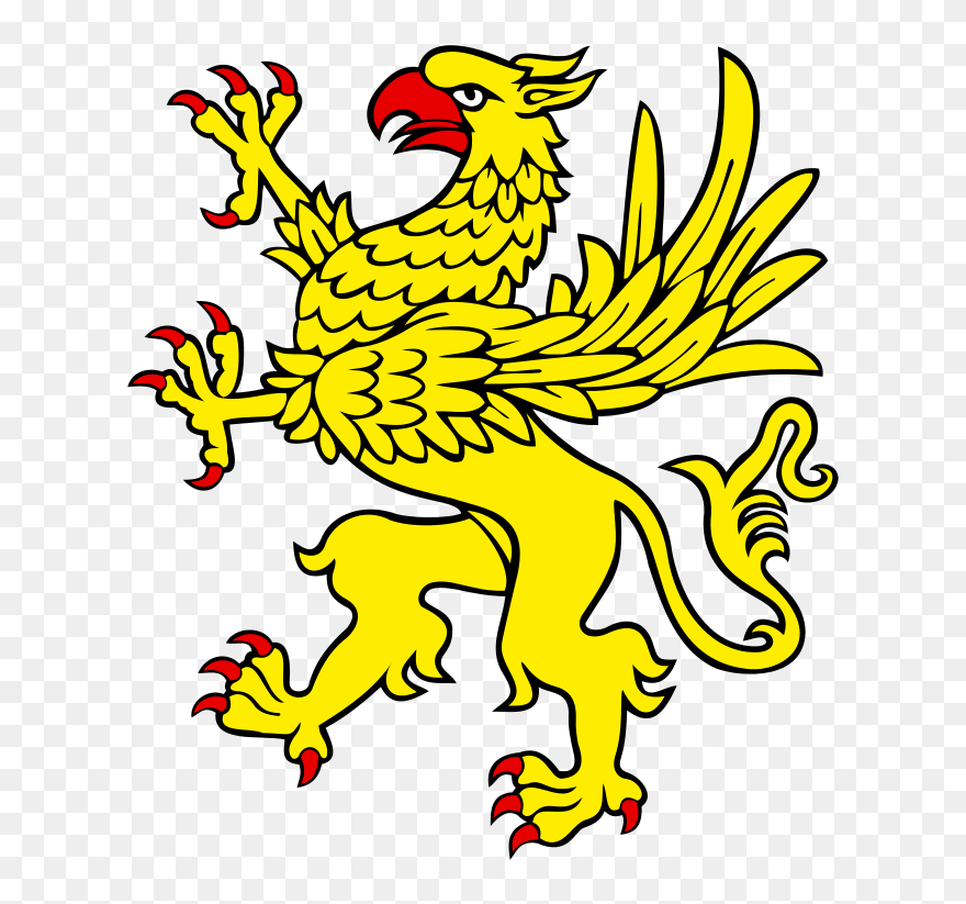 Heraldry Vector Griffin - Heraldic Griffin Clipart