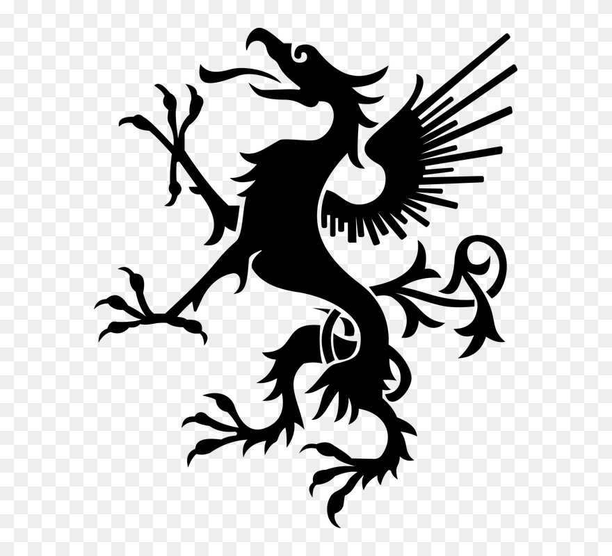 Griffin Heraldry Clipart