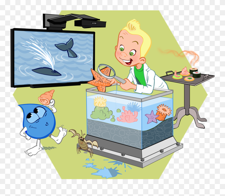 The And Sea Profaqua - Five Senses Clipart