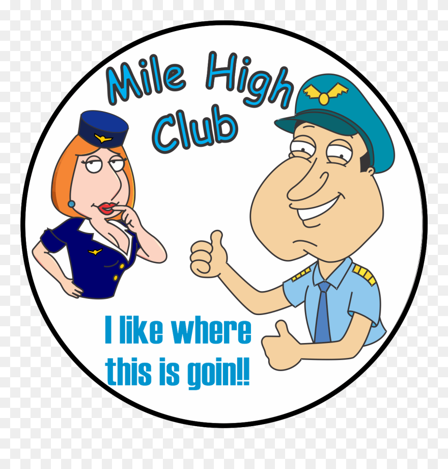 Mile High Club Lois - Cartoon Mile High Club Clipart