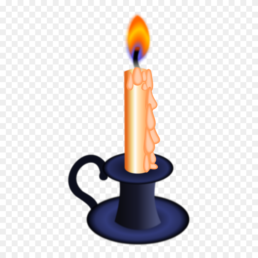 Transparent Colonial Clipart - Candle For Death Png