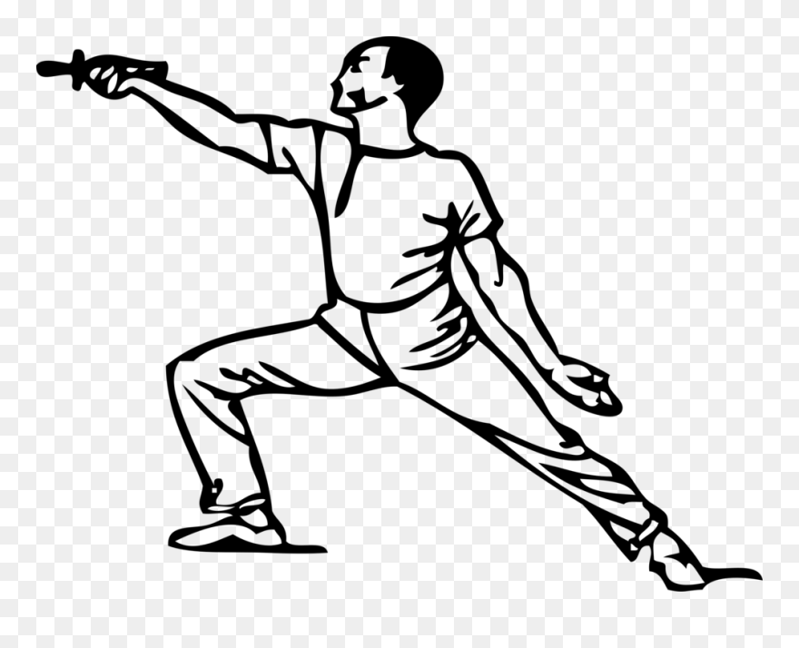 Lunge Download Free Commercial - Fencing Position Clipart