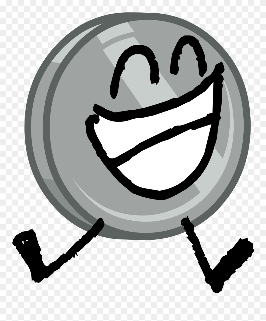Nickel Clipart Dime - Bfb Nickel Inanimate Insanity - Png Download