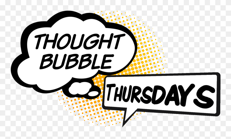 Tbt - Comicbook Thinking Bubble Clipart