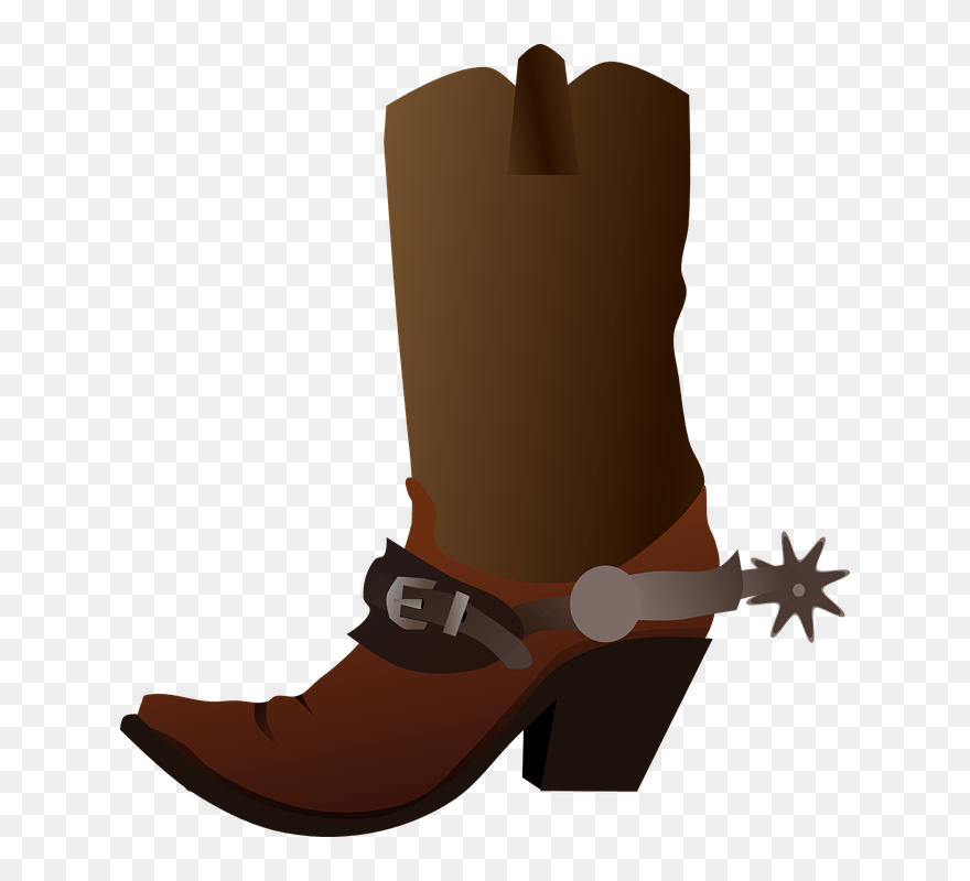 Cowboy Boot Shoe Transparent Png - Cowboy Boot Clipart Png