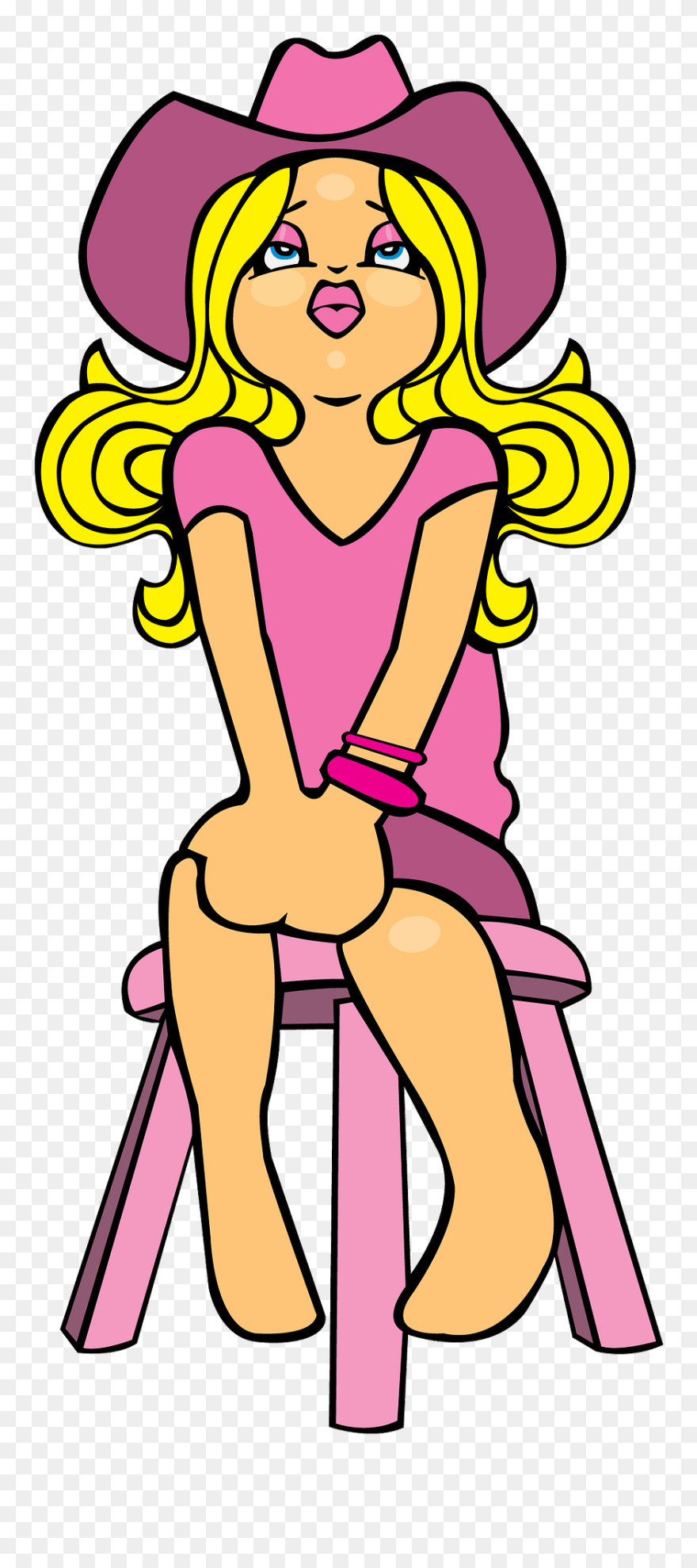 Cow Girl Pixabay Clipart